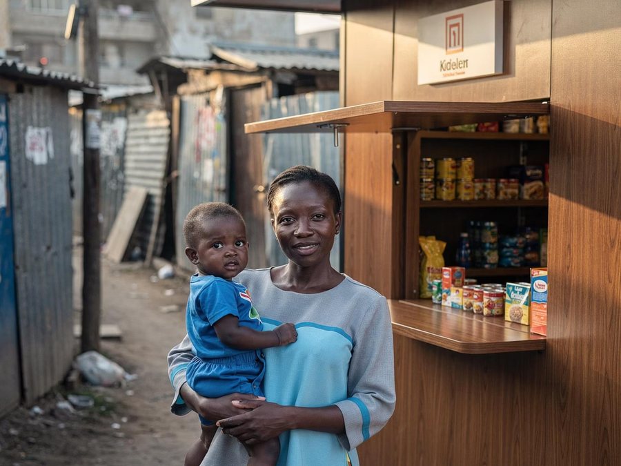 Adwoa, a young mother
